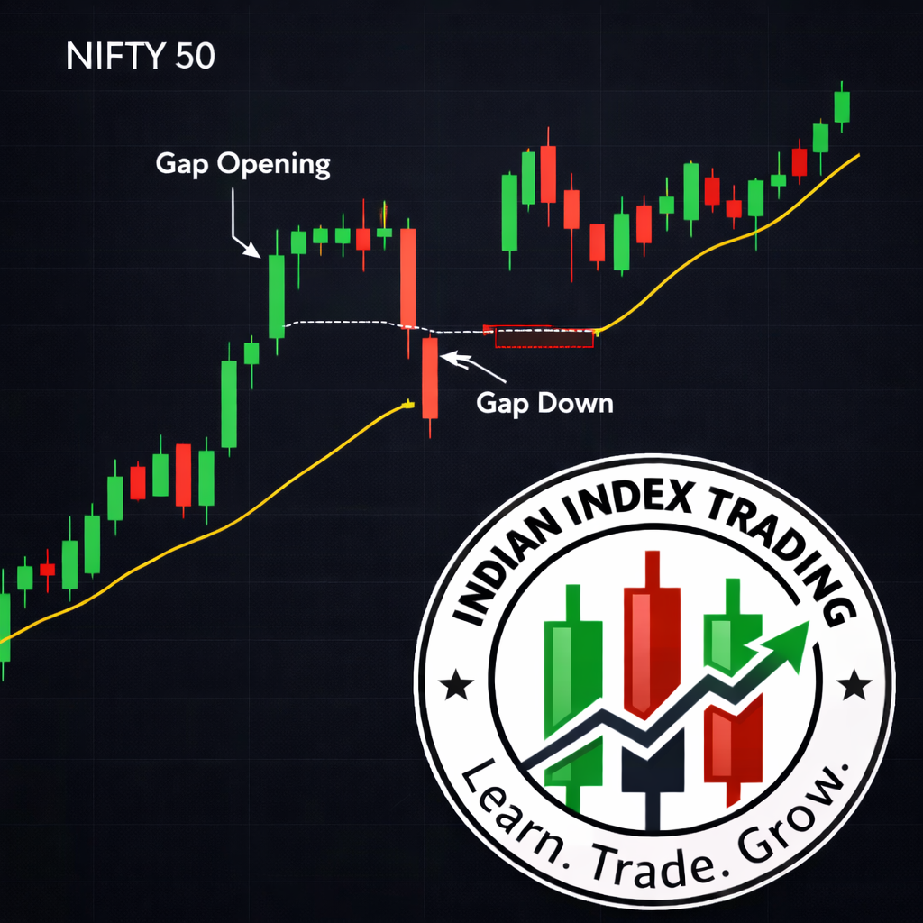 gap up gap down indian index trading